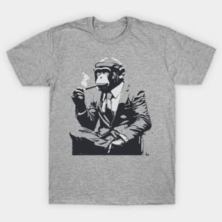 monkey with a pipe T-Shirt